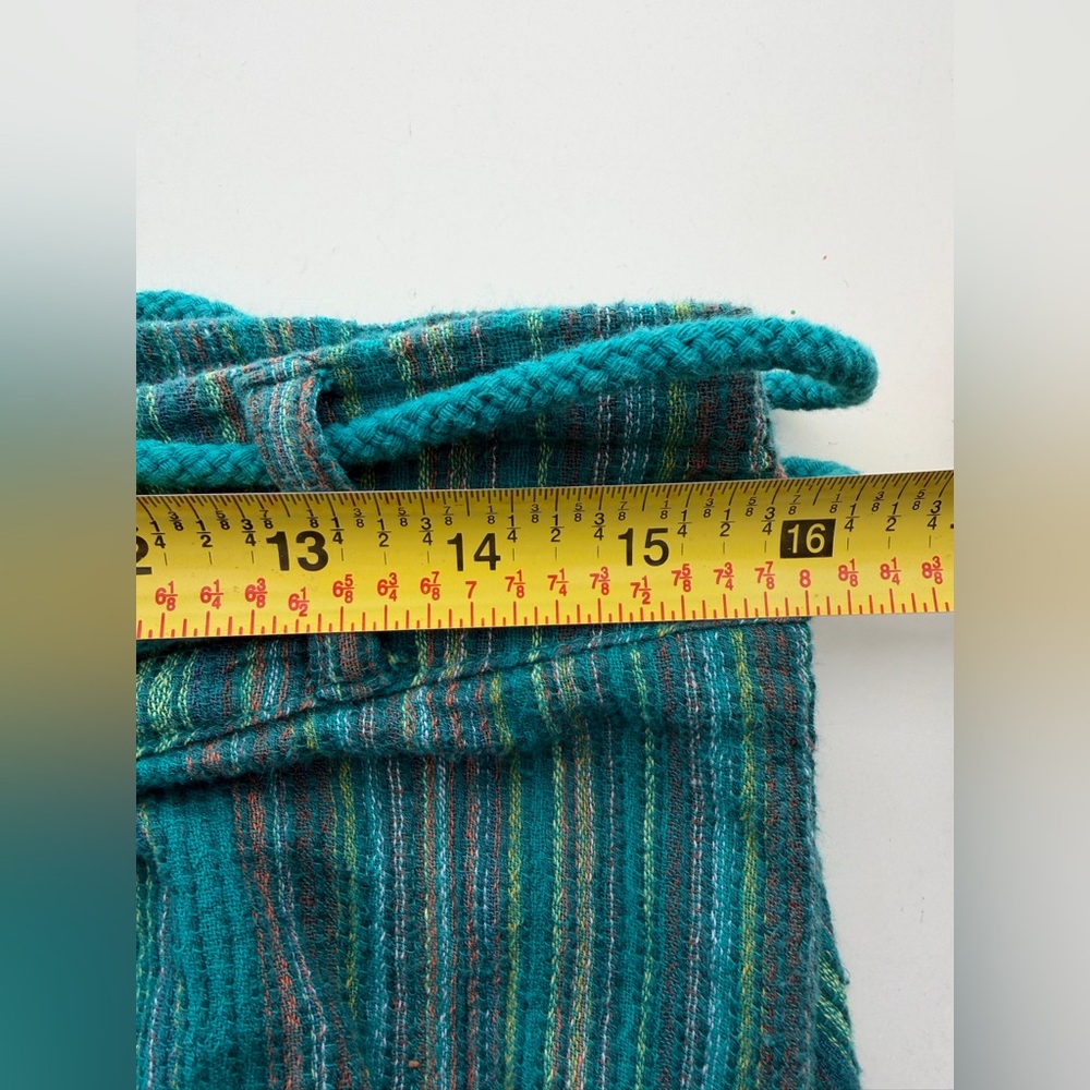 Free People Roll With It High Waist Striped Harem Cropped Pants Women's Size M - Picture 5 of 6